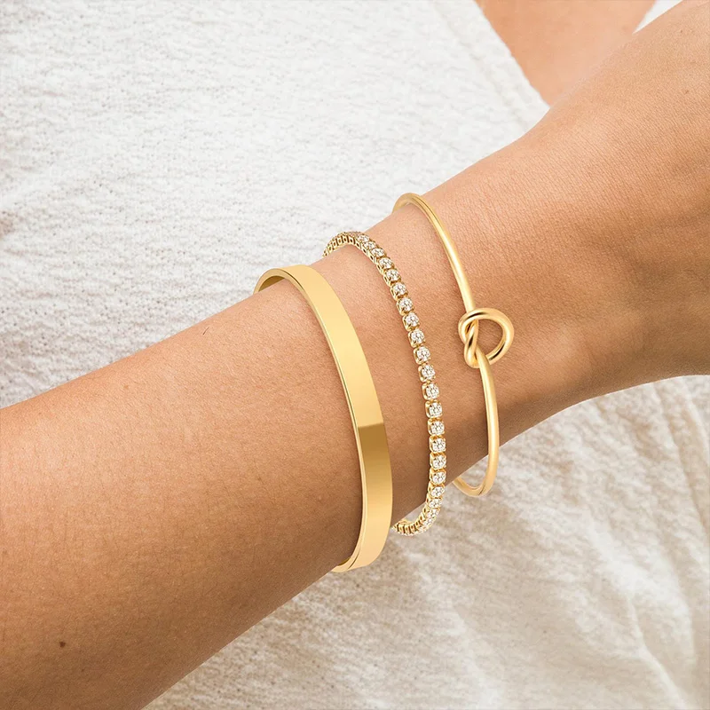 Conjunto de Pulseiras em Aço Inoxidável - Imagem 6