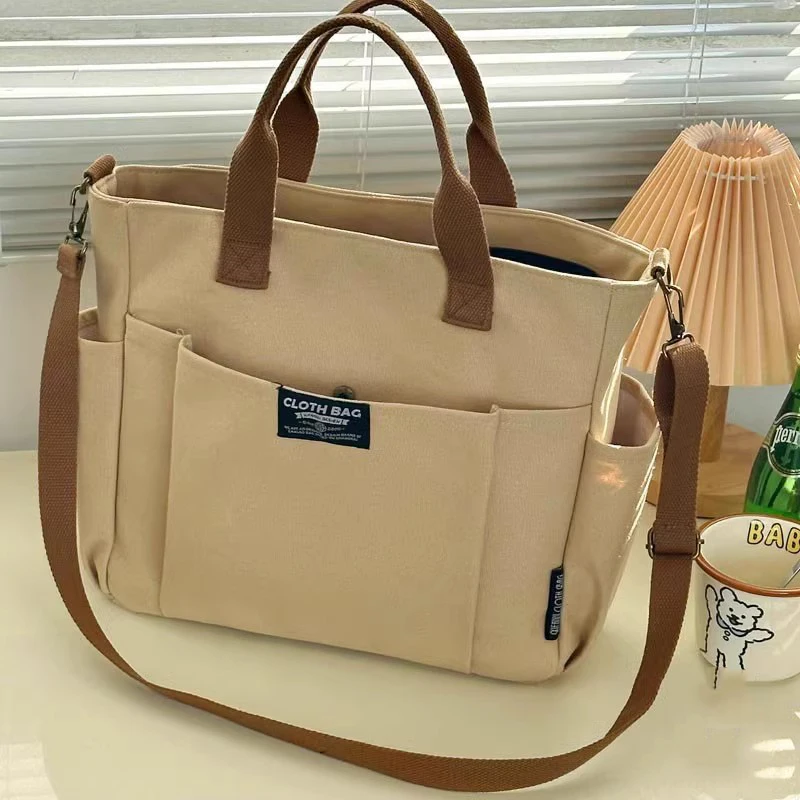 Bolsa Tote de Lona Casual - Imagem 7