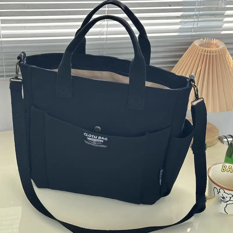 Bolsa Tote de Lona Casual - Imagem 9