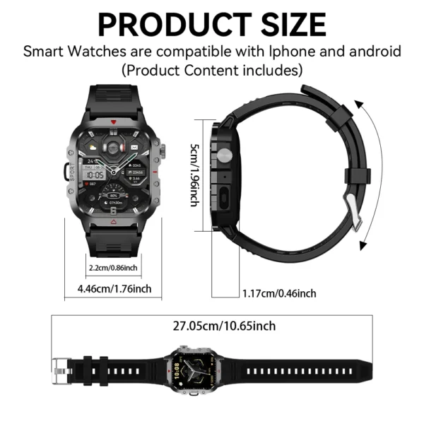 Smartwatch Esportivo LAXASFIT - Imagem 6