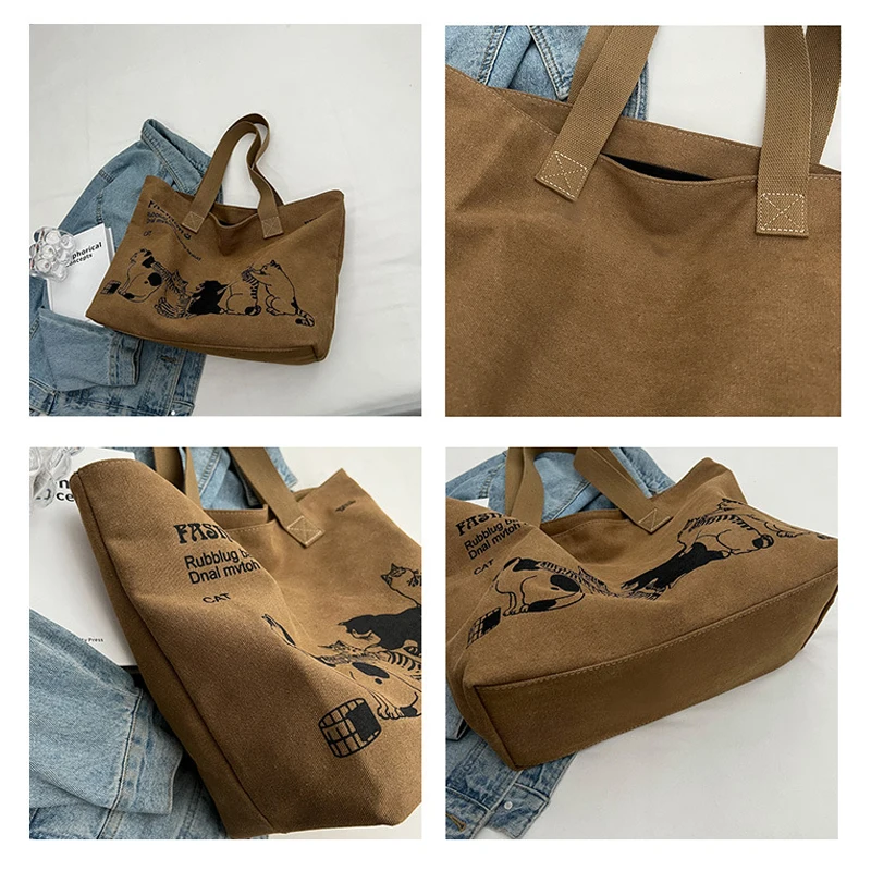 Bolsa de Lona Casual Feminina - Imagem 3