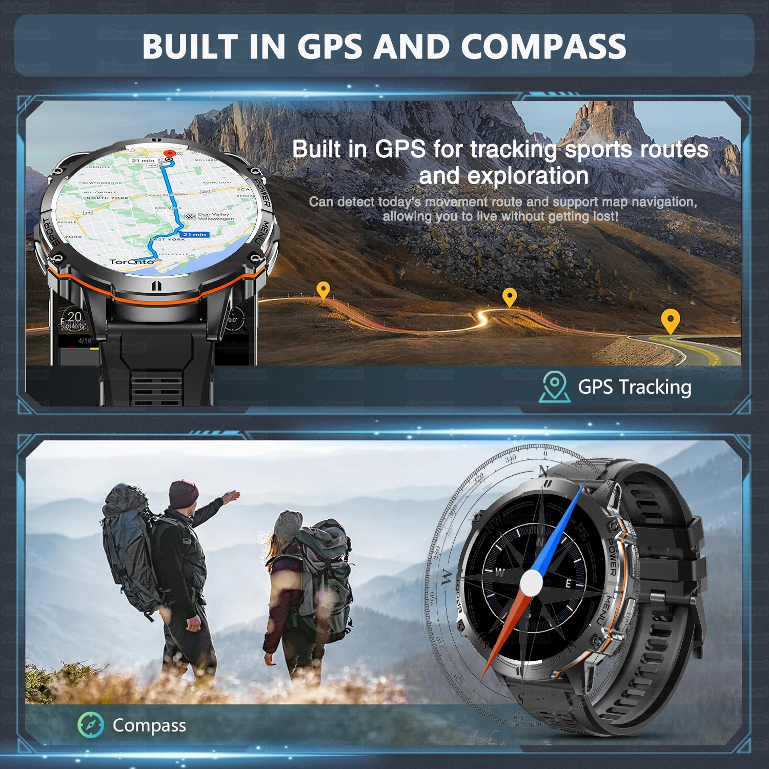 T-Rex 3 Smartwatch Militar - Imagem 3