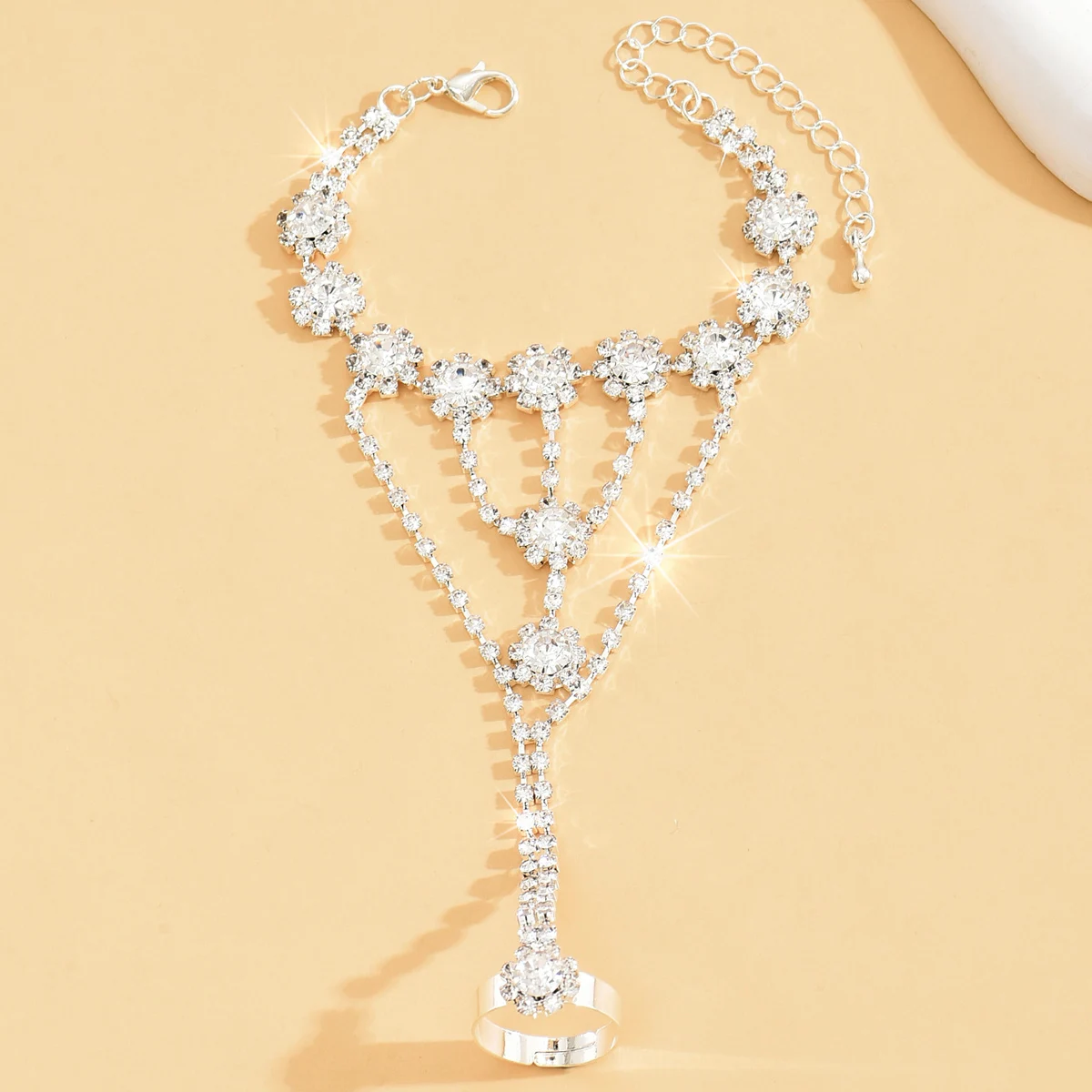 Pulseira Feminina Romântica com Flores - Imagem 2