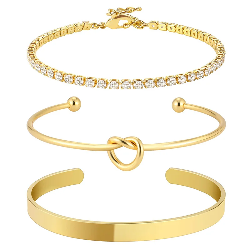 Conjunto de Pulseiras em Aço Inoxidável - Imagem 3