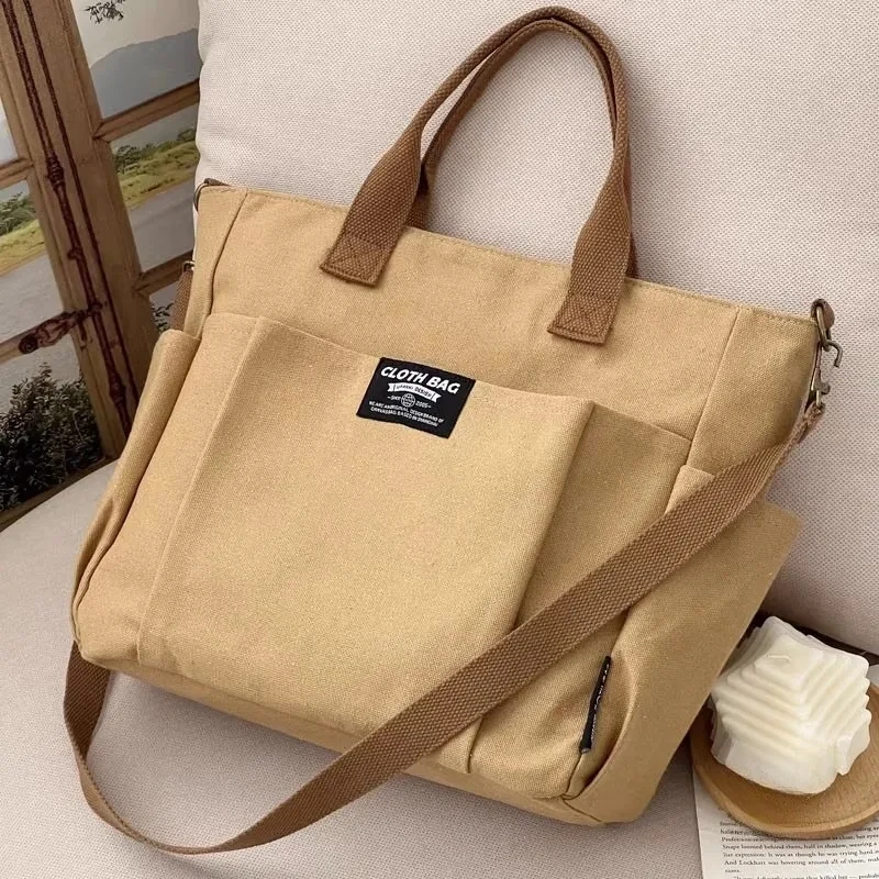Bolsa Tote de Lona Casual - Imagem 2
