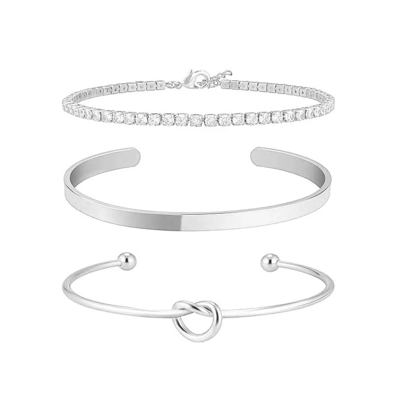 Conjunto de Pulseiras em Aço Inoxidável - Imagem 2