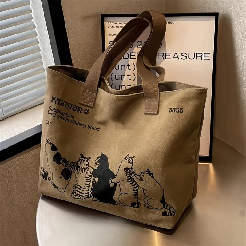Bolsa de Lona Casual Feminina