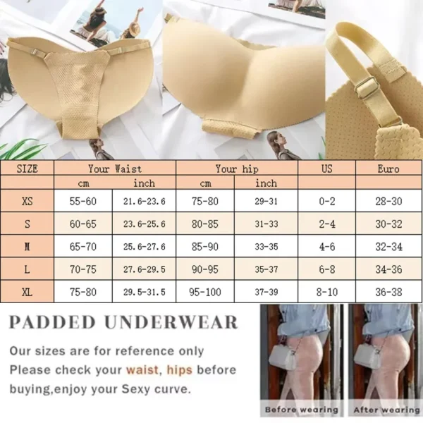 Calcinha Modeladora Push Up 3D - Imagem 6