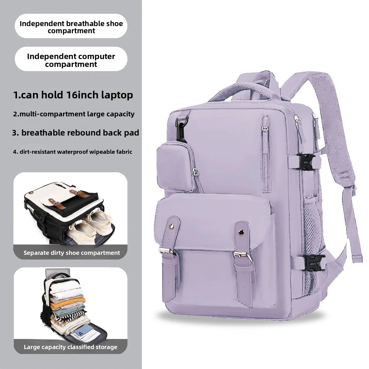 Mochila Unisex Smart Office - Imagem 10