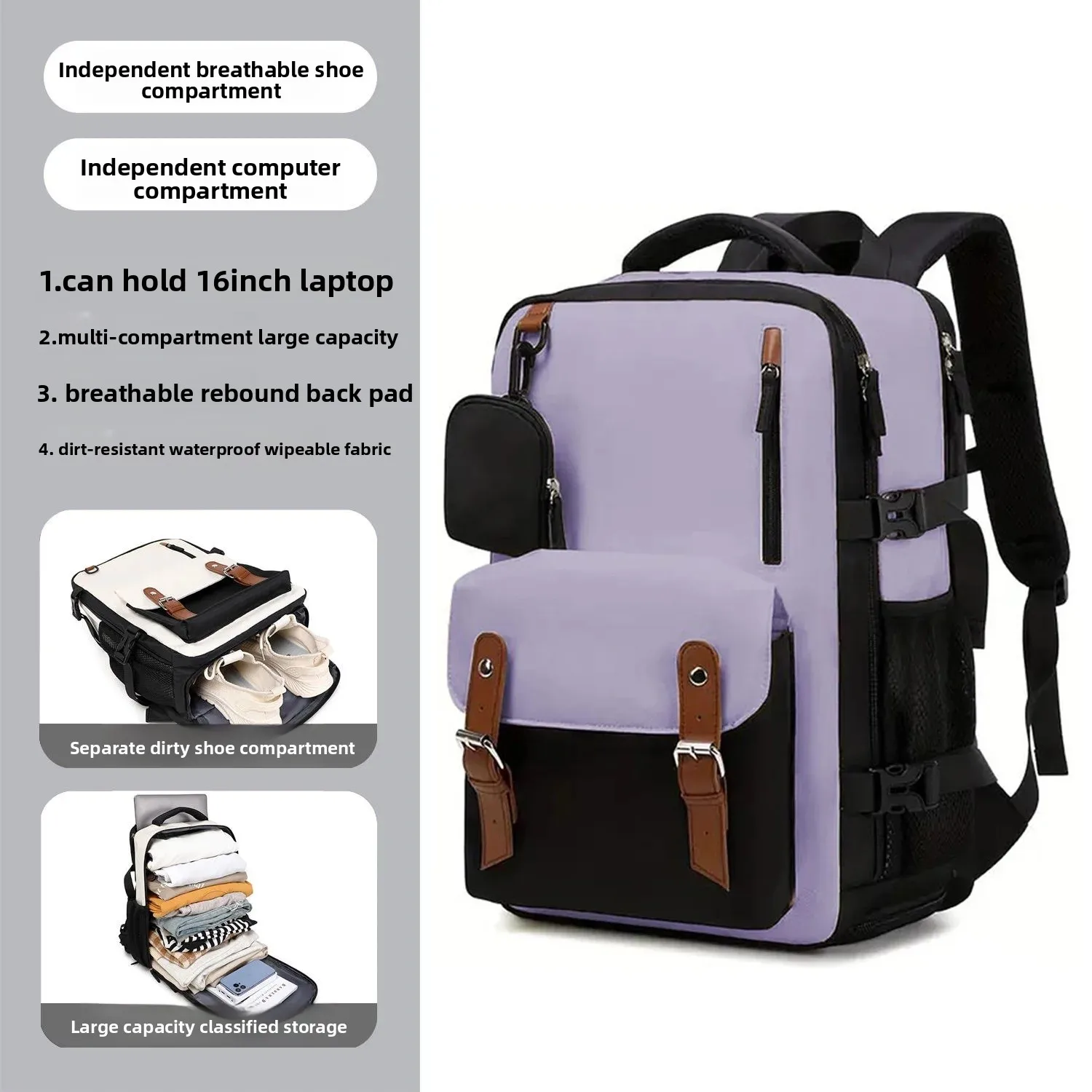 Mochila Unisex Smart Office - Imagem 9
