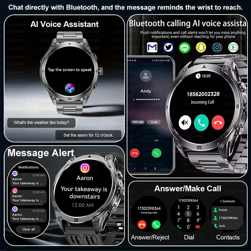 Smartwatch GUHUAVMI  T-REX 3 - Imagem 5