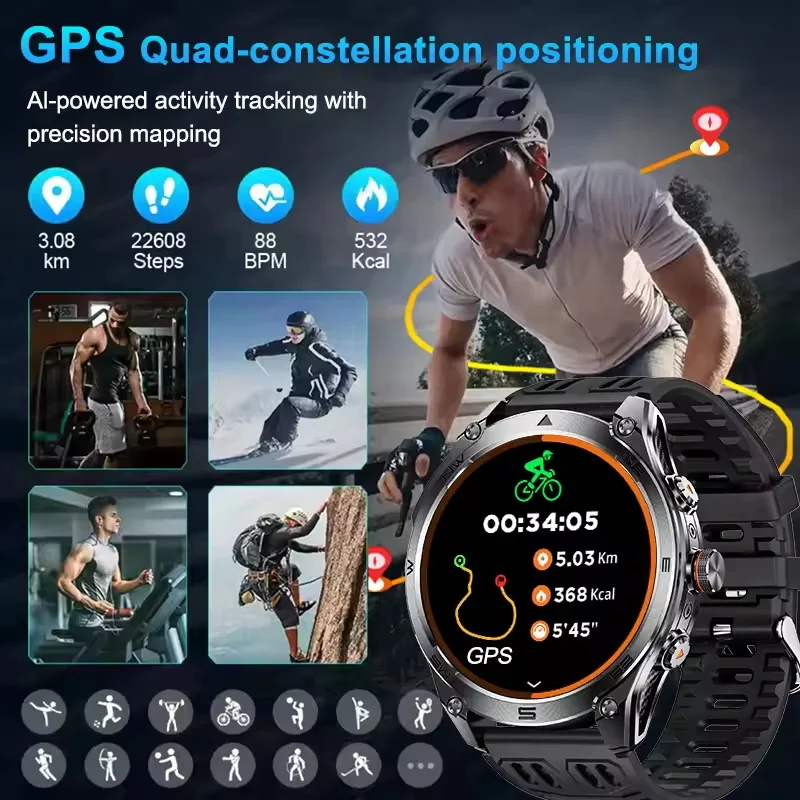 Smartwatch GUHUAVMI  T-REX 3 - Imagem 2