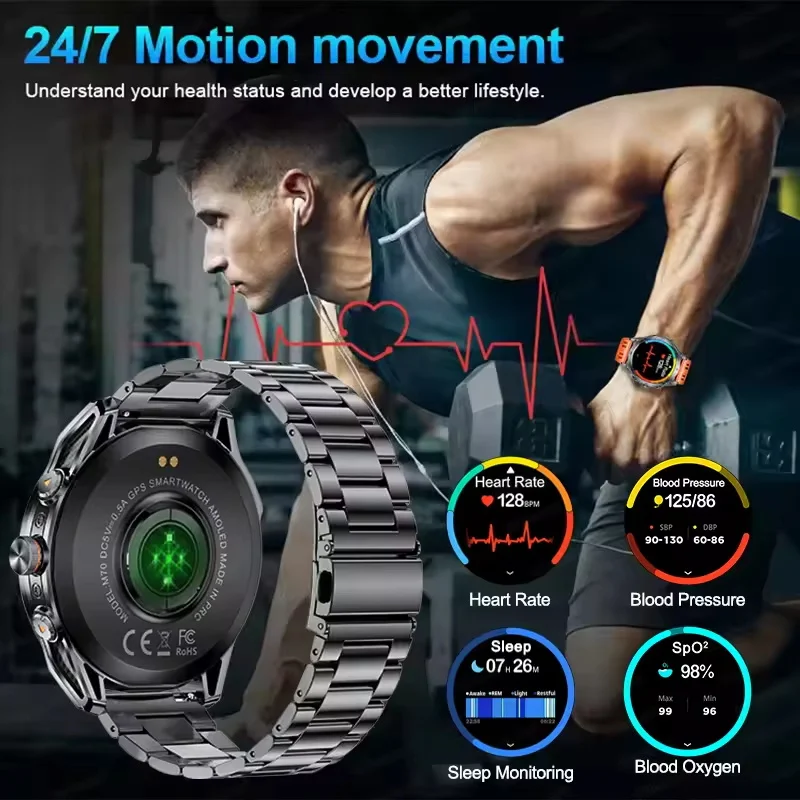 Smartwatch GUHUAVMI  T-REX 3 - Imagem 3