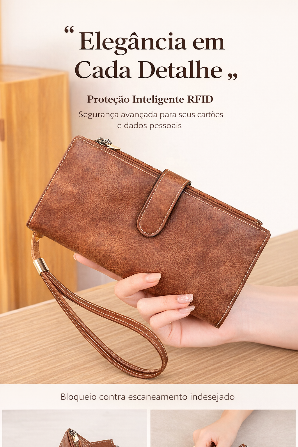 Carteira Stilo Verona RFID Long - Imagem 2