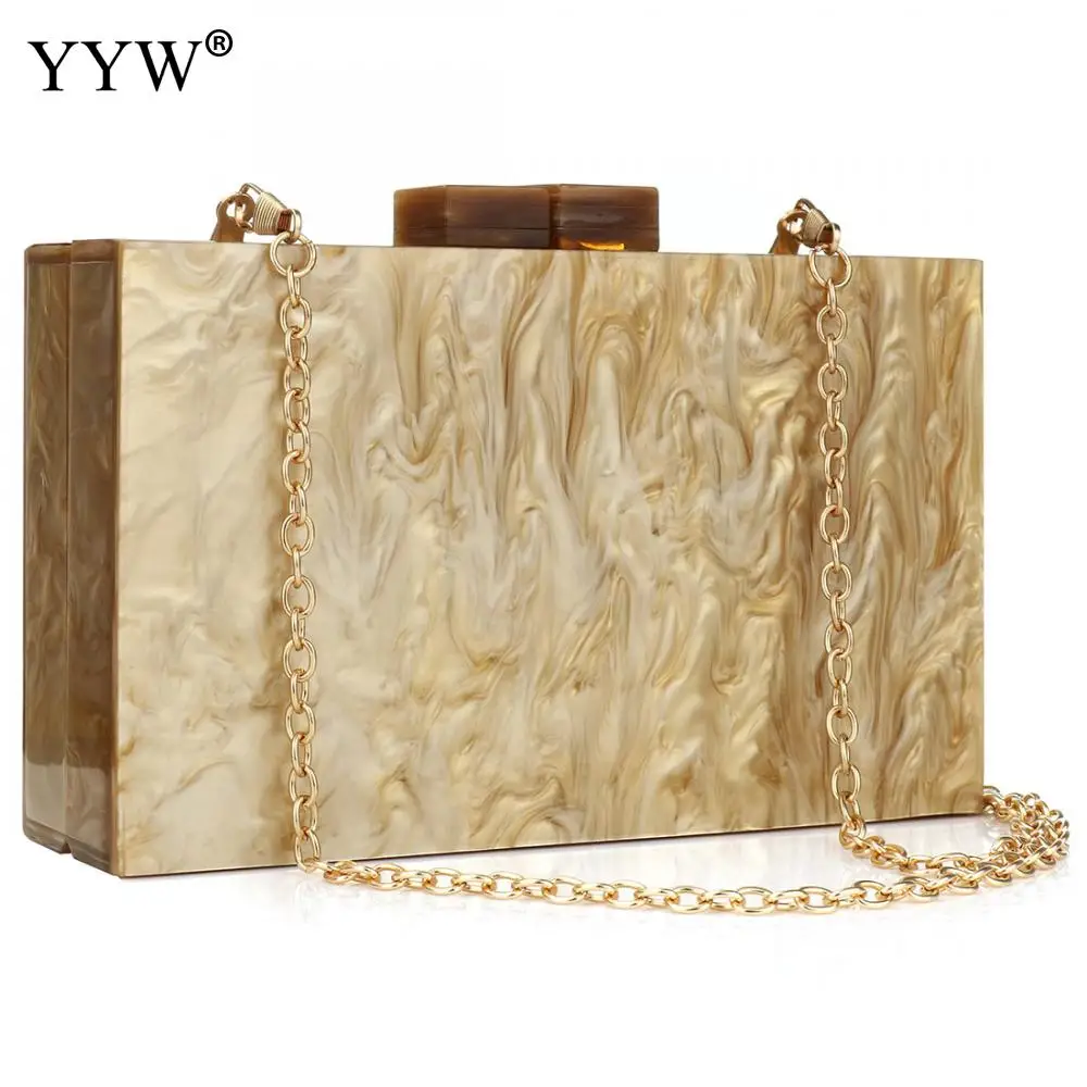 Bolsa Stilo Champagne Clutch