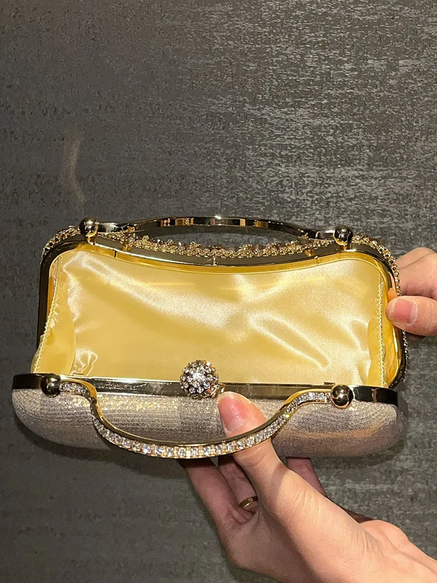 Stilo Royal Gold Fringe Clutch - Imagem 8