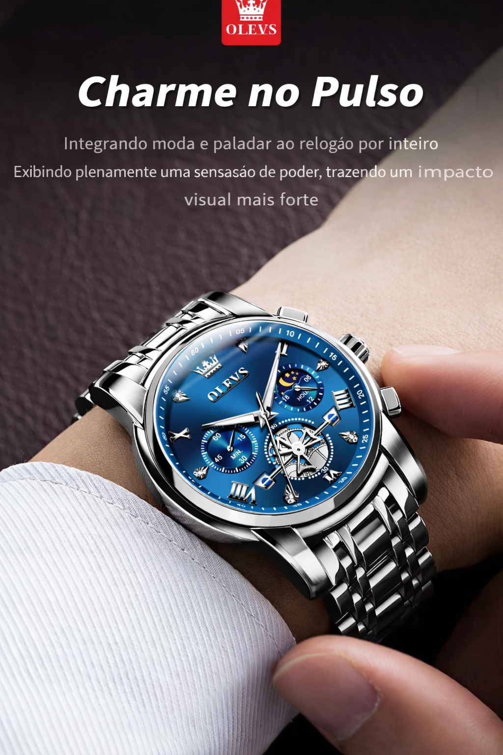 Stilo Luxury Moonphase Chrono - Imagem 11