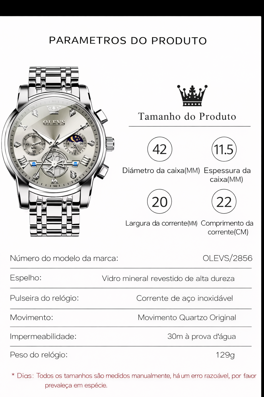 Stilo Luxury Moonphase Chrono - Imagem 13