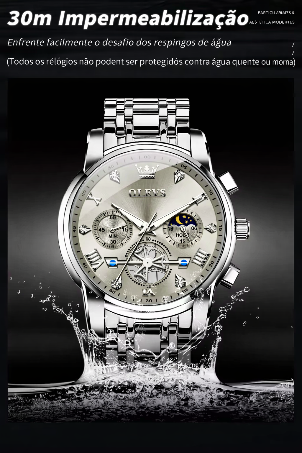 Stilo Luxury Moonphase Chrono - Imagem 18