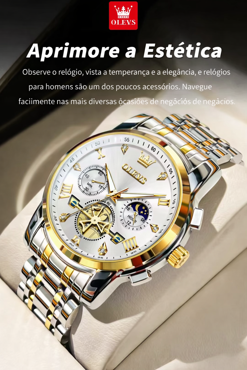 Stilo Luxury Moonphase Chrono - Imagem 19