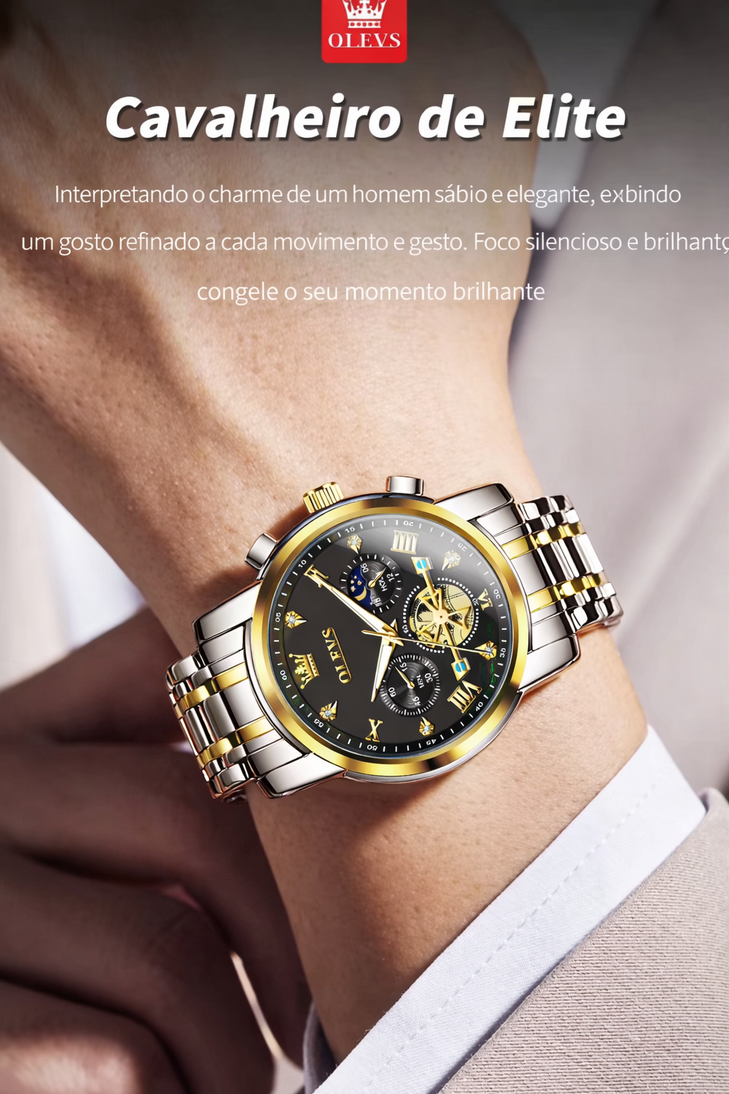 Stilo Luxury Moonphase Chrono - Imagem 12